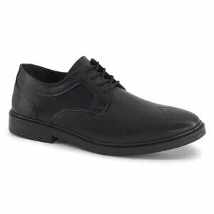 NEW FERRATO men's lace-up oxford shoes in black